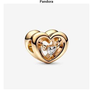 Pandora Shine Radiant Heart & Floating Stone Charm